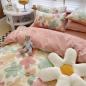 Preview: 360Home Schlafzimmer Bettwäsche Bettdecke Baumwolle Bettbezug Hibiskus Bunt